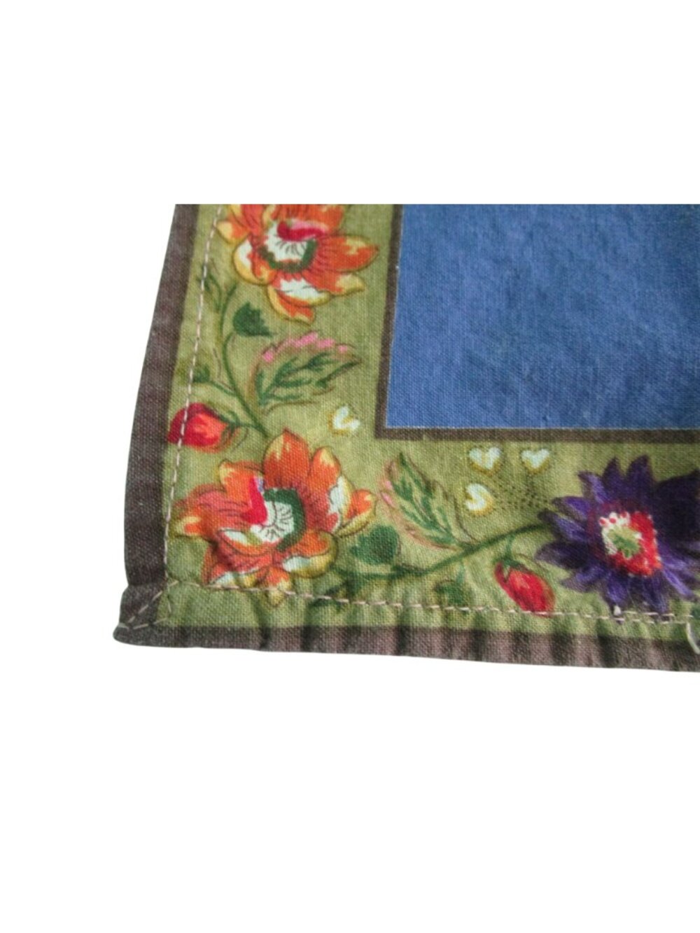 April Cornell Cottage Rose Floral Napkins Set Of 6 Blue Green Vintage Linens - Picture 4 of 12